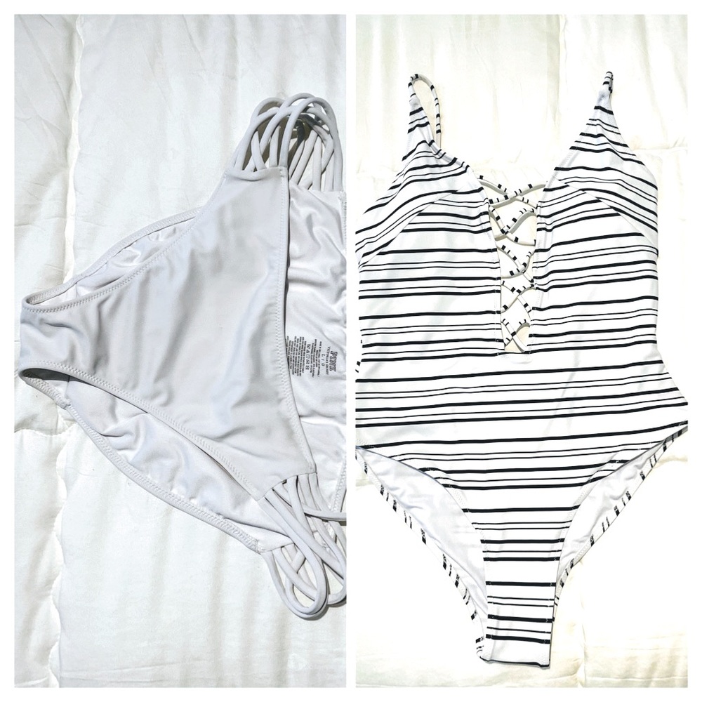 Cupshe NWT one pice/ Pink by VS bottom